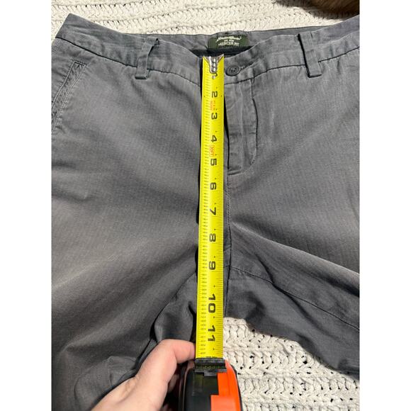 Eddie Bauer Mercer Fit Pants Wide Leg Trousers Womens Size 8 Gray Stretch Chinos - Picture 5 of 13